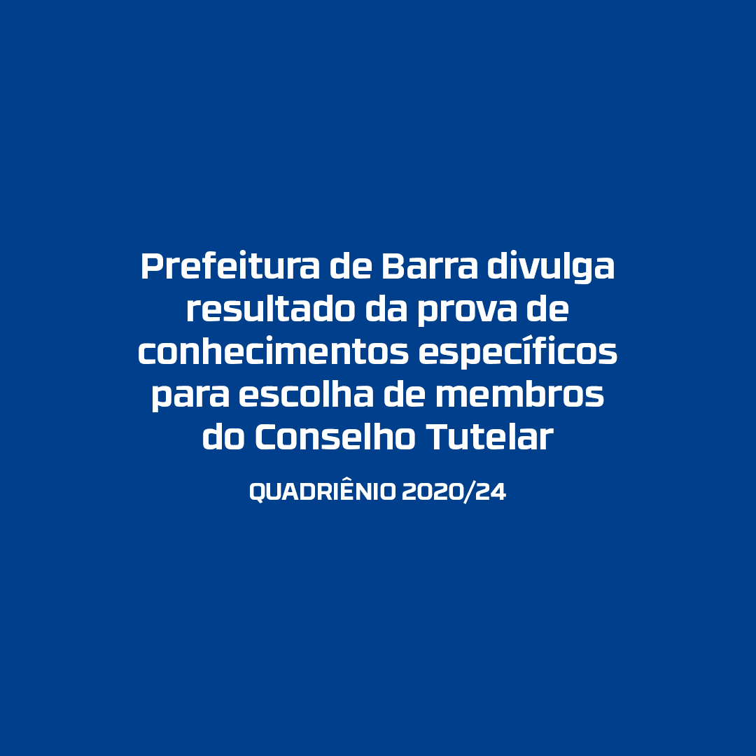 Prova do Conselho Tutelar em Barbalha acontece no próximo domingo